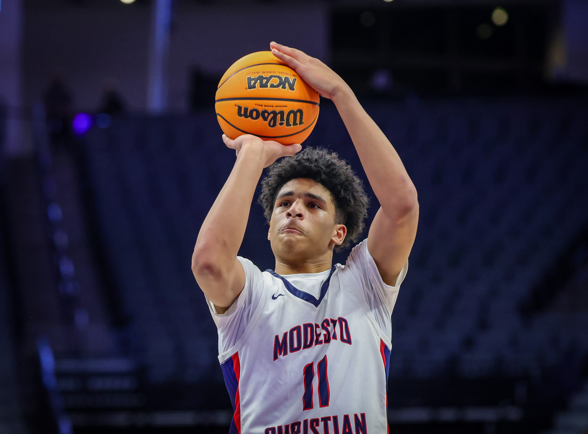 Modesto Christian 68, Lincoln 63 2024 SJS D1 title game 2 by Ralph Thompson 2-21-2024022120241
